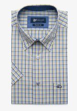 Yellow Regular line short sleeve shirt