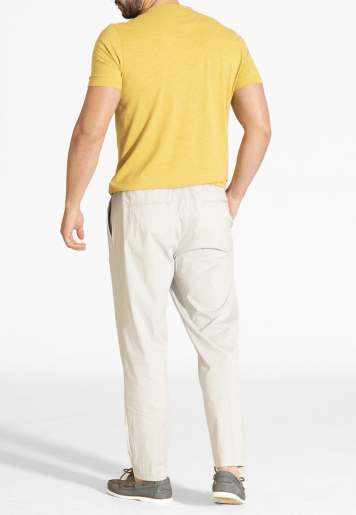 Ochra Buttoned slub jersey T-shirt - Image 3