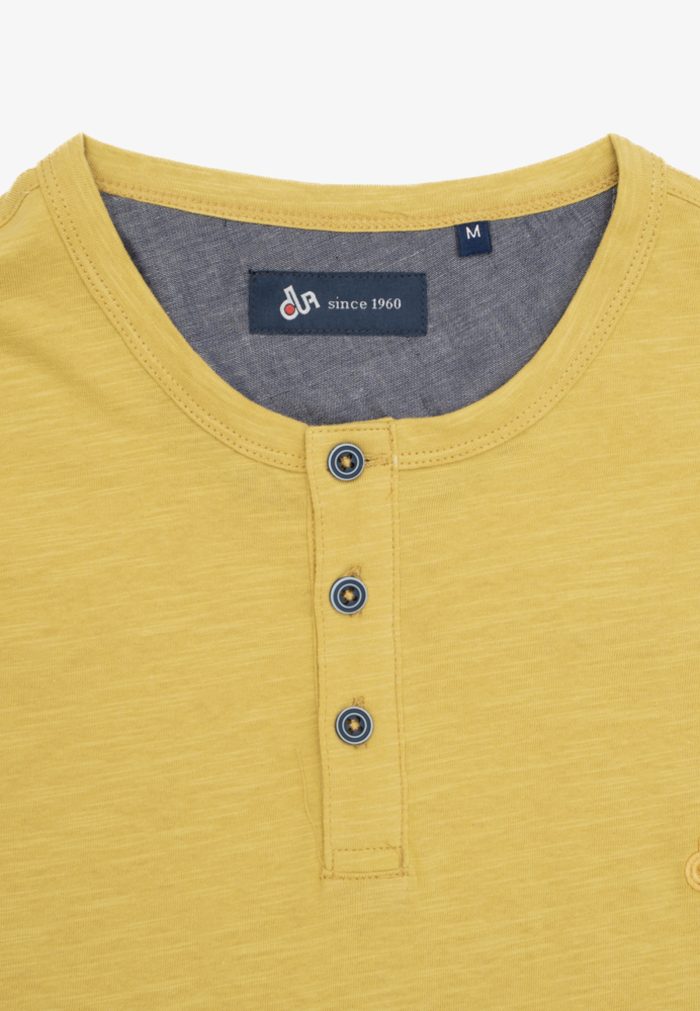 Ochra Buttoned slub jersey T-shirt - Image 5