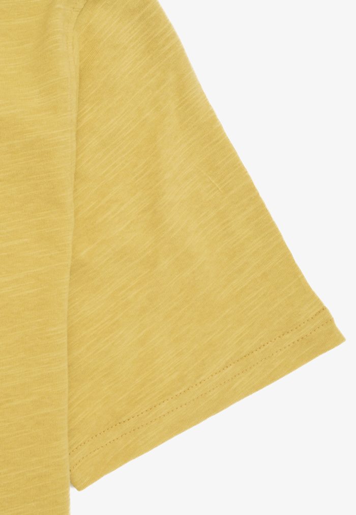 Ochra Buttoned slub jersey T-shirt - Image 4