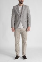 Mistolino beige melange blazer - Image 5