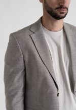 Mistolino beige melange blazer - Image 4
