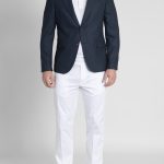 Σακάκι μπλε mistolino μεσάτη γραμμή