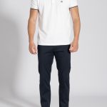 Blue Peach touch cotton chinos trousers regular line