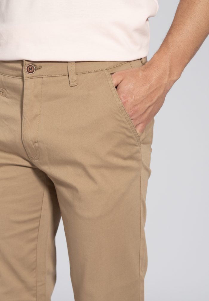 Καμηλό Peach touch chino παντελόνι κανονική γραμμή - Image 2