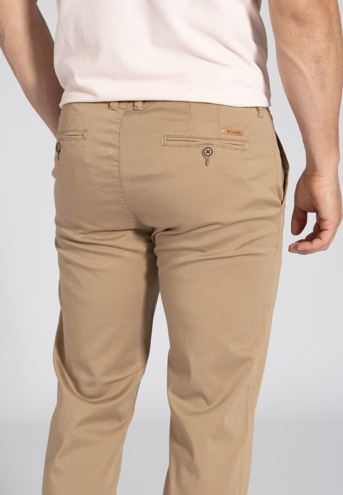 Καμηλό Peach touch chino παντελόνι κανονική γραμμή - Image 4