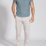Ice Peach touch chino παντελόνι κανονική γραμμή
