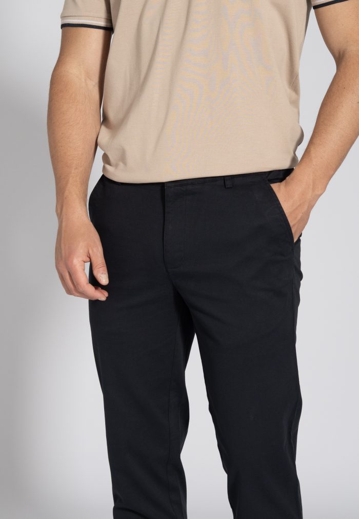 Blue Peach touch cotton chinos trousers regular line - Image 2