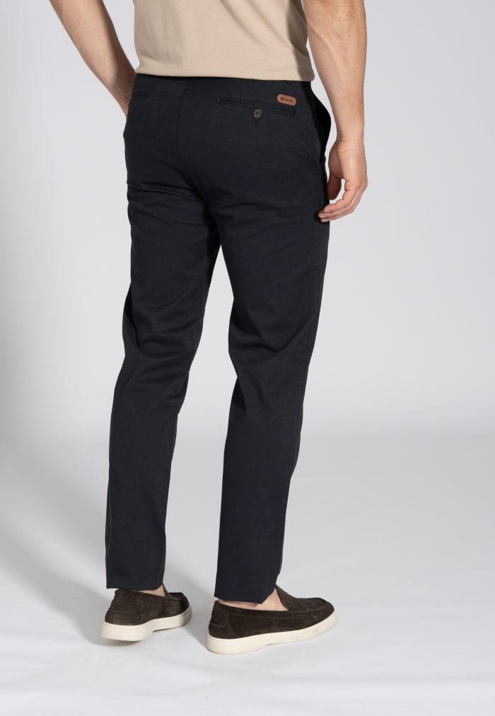 Blue Peach touch cotton chinos trousers regular line - Image 3