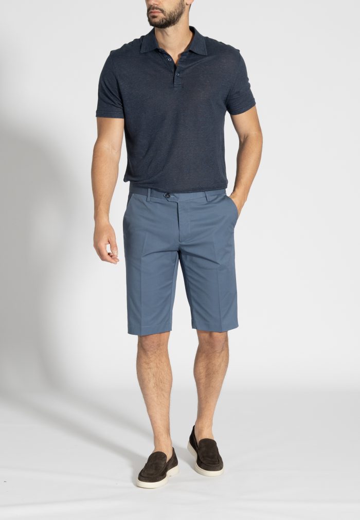 Pilot blue βερμούδα chino twill βαμβάκι - Image 5