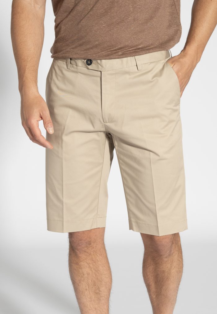 Μπεζ Βερμούδα chino twill βαμβάκι - Image 2