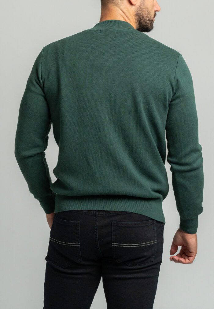 Pine green ζακέτα βαμβακερή κανονική γραμμή - Image 3