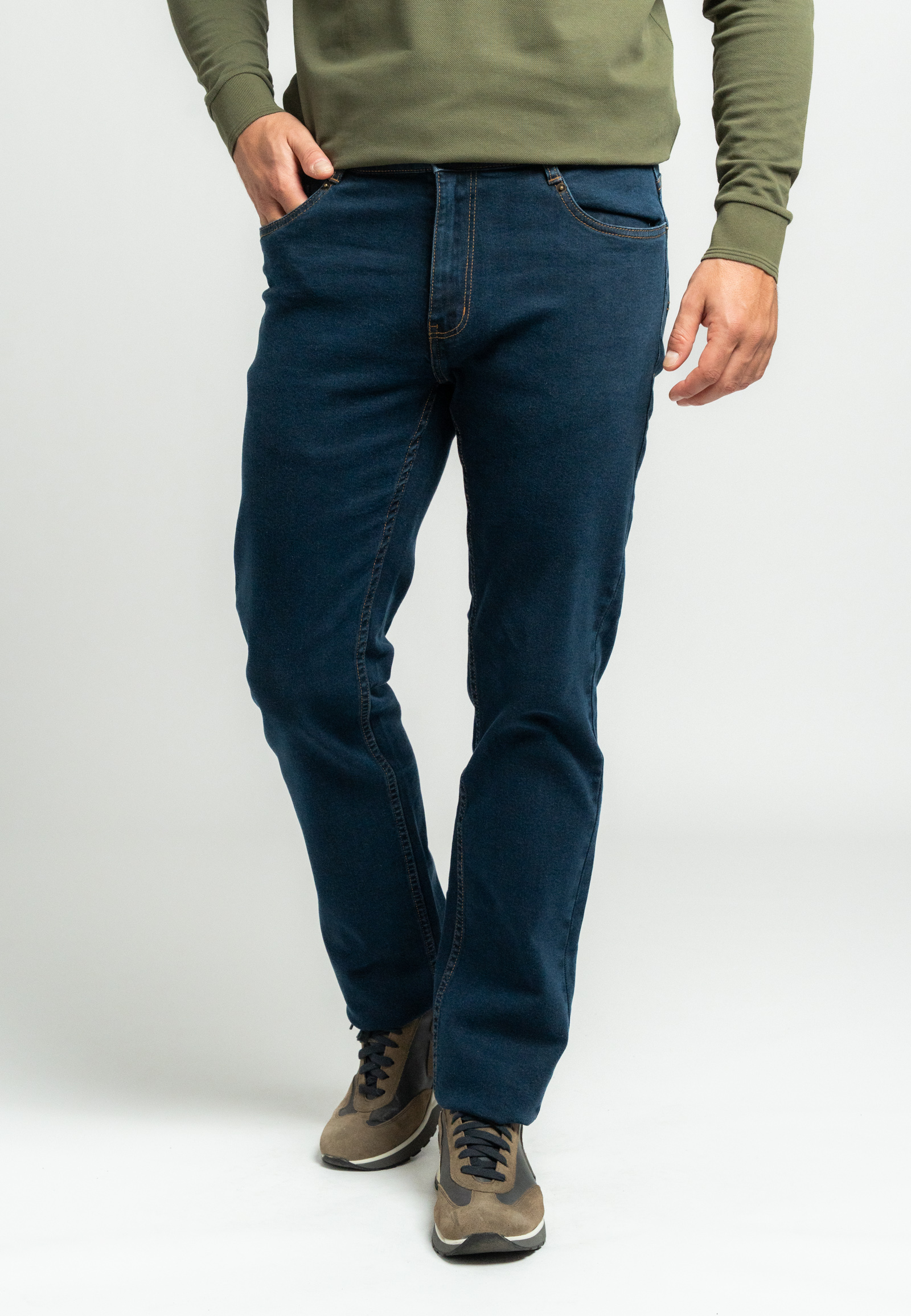 40220075-1024 B Dark blue παντελόνι jean κανονική γραμμή - Image 1
