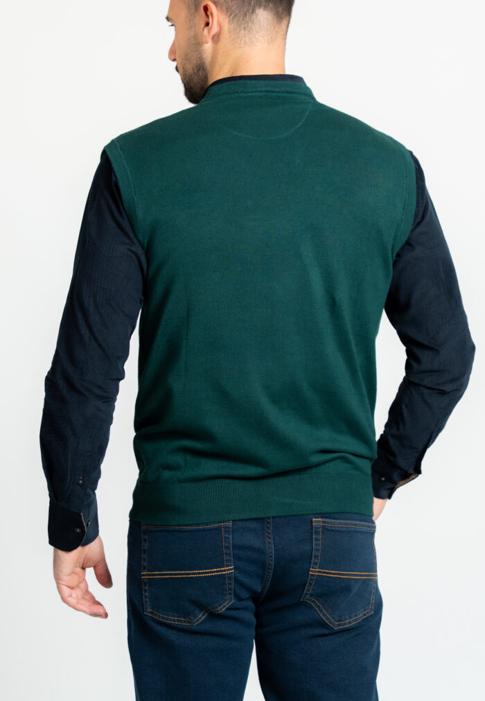 Pine green καζάκα 'V' κανονική γραμμή - Image 3