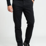 Black παντελόνι chino πλυμένο Twill κανονική γραμμή