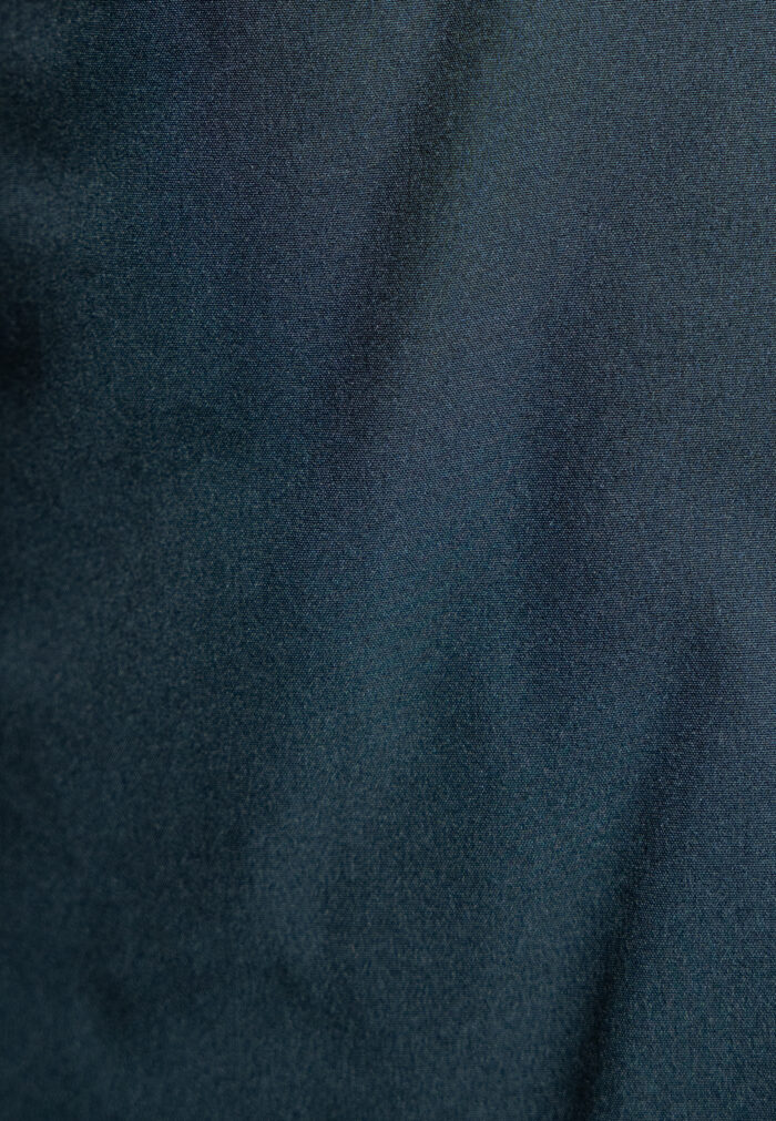 Dark blue μακρύ τζάκετ με αποσπώμενη κουκούλα - Image 6